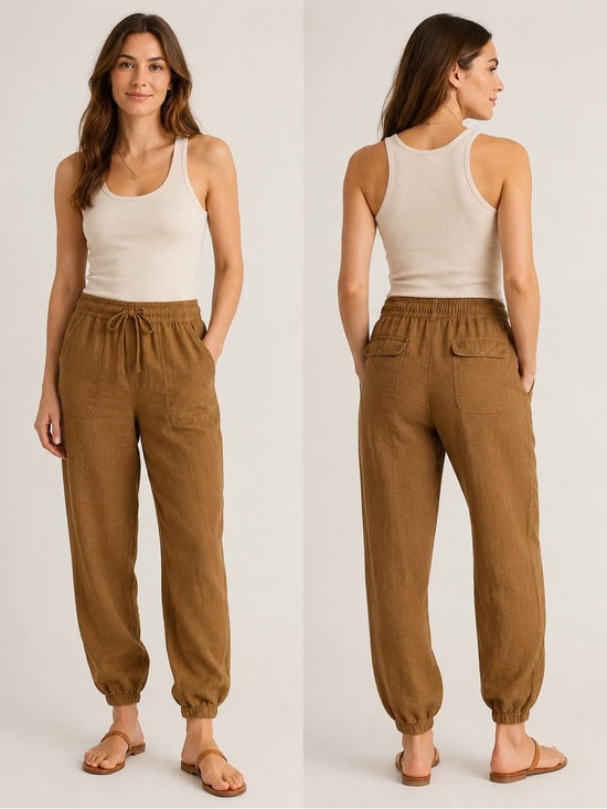 RACHEL Rachel Roy Pants - Rachel Roy 100% Linen Pants Size Medium